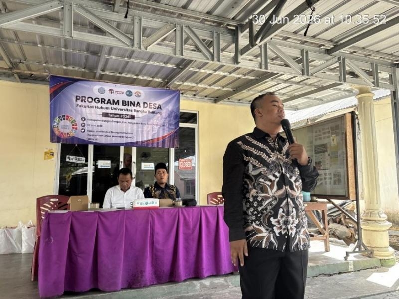 Kegiatan Bina Desa, Ajarkan Warga Padang Baru SDGs ke-16 Peace, Justice and Strong Institusions